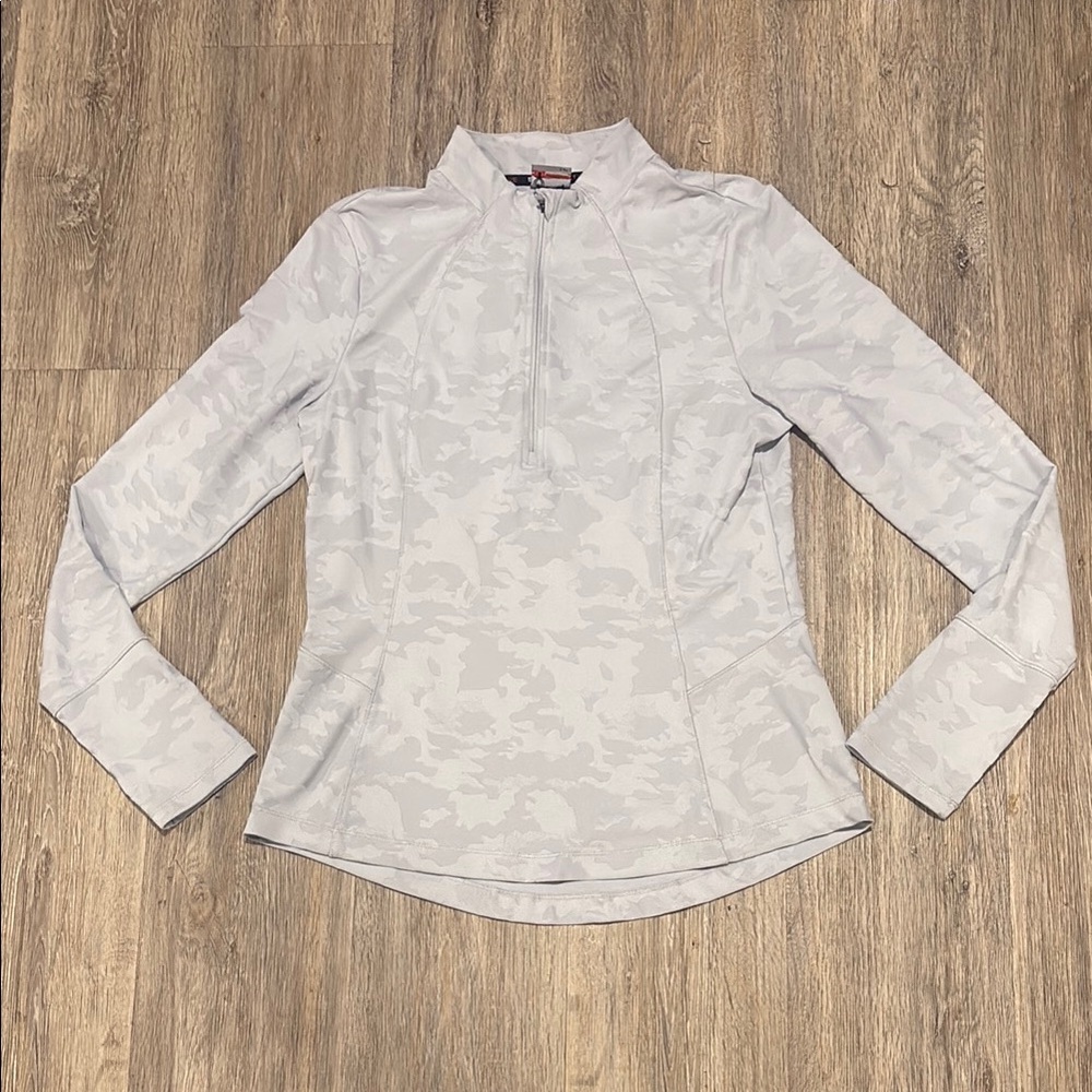 Spyder Active Quarter Zip Camo Top